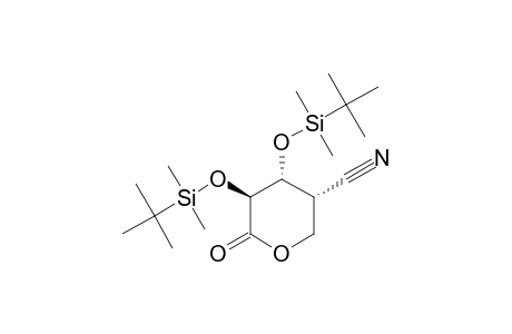 2,3-DI-O-(TERT.-BUTYLDIMETHYLSILYL)-4-CYANO-4-DEOXY-D-ARABINONO-1,5-LACTONE