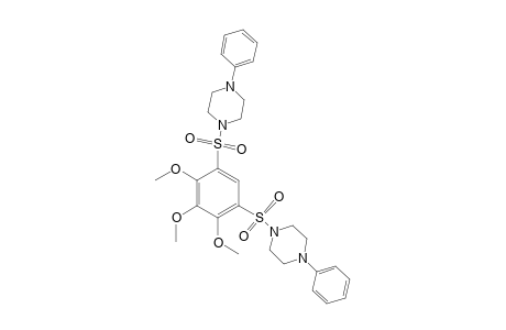 1-Phenyl-4-{[2,3,4-trimethoxy-5-(4-phenylpiperazine-1-sulfonyl)benzene]sulfonyl}piperazine