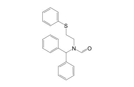 N-(1,1-Diphenylmethyl)-N-[2-(phenylthio)ethyl]formamide