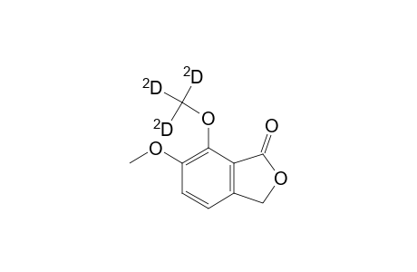 Phthalide, 6-methoxy-7-methoxy-D3-