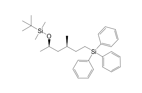 tert-Butyldimethyl(((2R,4R)-4-methyl-6-(triphenylsilyl)hexan-2-yl)oxy)silane