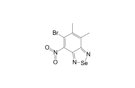 5-Bromanyl-6,7-dimethyl-4-nitro-2,1,3-benzoselenadiazole