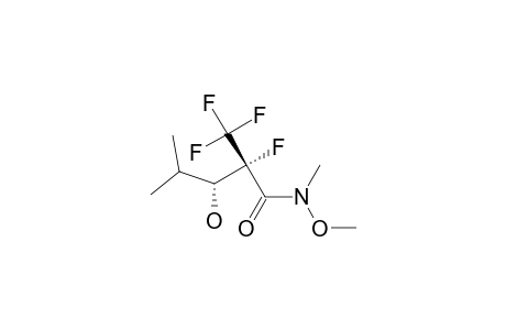 ERYTHRO-N-METHOXY-N-METHYL-2-FLUORO-3-HYDROXY-4-METHYL-2-(TRIFLUOROMETHYL)-PENTANAMIDE