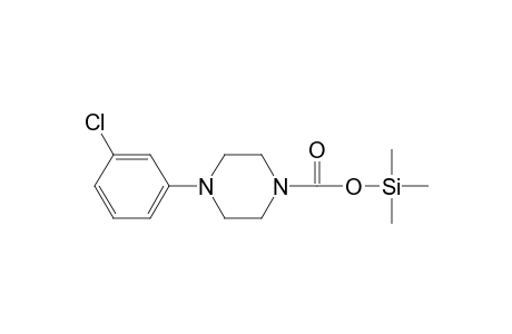 1-(3-Chlorophenyl)piperazine-N-carboxytrimethylsilylester