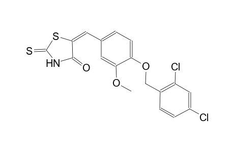 4-thiazolidinone, 5-[[4-[(2,4-dichlorophenyl)methoxy]-3-methoxyphenyl]methylene]-2-thioxo-, (5E)-