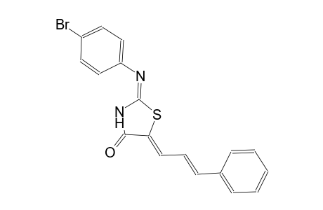 (2E,5Z)-2-[(4-bromophenyl)imino]-5-[(2E)-3-phenyl-2-propenylidene]-1,3-thiazolidin-4-one