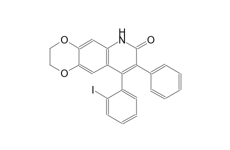 [1,4]dioxino[2,3-g]quinolin-7(6H)-one, 2,3-dihydro-9-(2-iodophenyl)-8-phenyl-