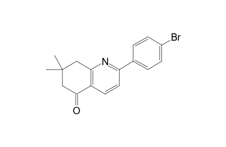 7,7-Dimethyl-5-oxo-2-(4-bromophenyl)-5,6,7,8-tetrahydroquinoline
