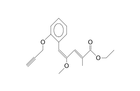 (2E,4Z)-4-Methoxy-2-methyl-5-(2-prop-2-ynyloxy-phenyl)-penta-2,4-dienoic acid, ethyl ester