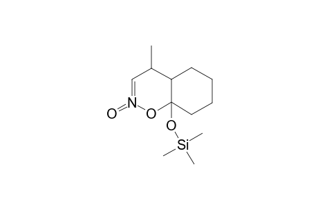 2-Oxa-3-azabicyclo[4.4.0]dec-3-ene, 5-methyl-1-trimethylsilyloxy-, N-oxide