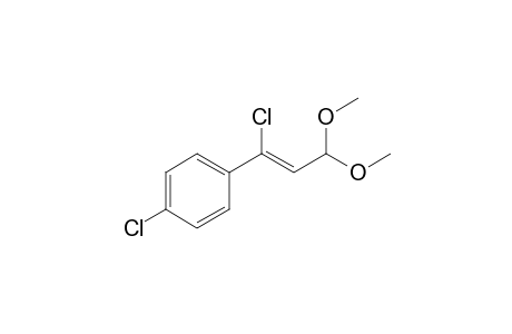 (Z)-1-Chloro-3,3-dimethoxy-1-(p-chlorophenyl)-1-propene
