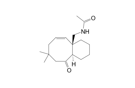 Acetamide, N-[(1,3,4,7,8,9,10,10a-octahydro-8,8-dimethyl-10-oxobenzocycloocten-4a(2H)-yl)methyl]-, trans-
