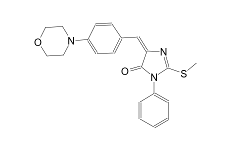 4H-imidazol-4-one, 3,5-dihydro-2-(methylthio)-5-[[4-(4-morpholinyl)phenyl]methylene]-3-phenyl-, (5E)-