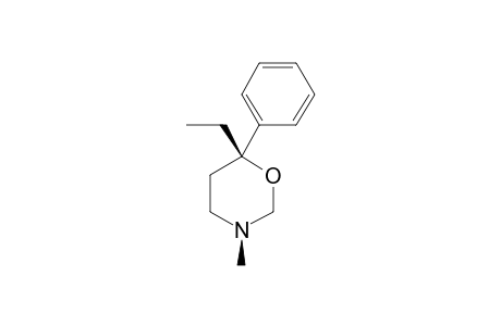 6-ETHYL-3-METHYL-6-PHENYLTETRAHYDRO-1,3-OXAZINE