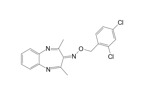 2,4-Dimethyl-3H-1,5-benzodiazepin-3-one O-(2,4-dichlorobenzyl)oxime