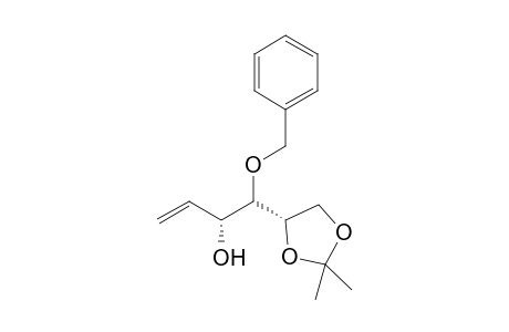 1-Benzyloxy[2,2-dimethyl-(4S)-1,3-dioxolan-4-yl]methyl-(1R)-propenyl alcohol