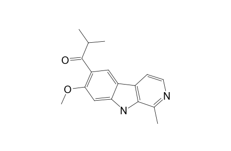 10-ISOBUTYRYL-11-METHOXY-3-METHYL-BETA-CARBOLINE