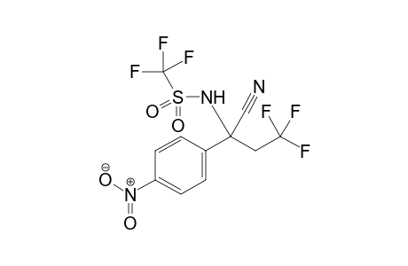 N-(1-Cyano-3,3,3-trifluoro-1-(4-nitrophenyl)propyl)-1,1,1-trifluoromethanesulfonamide