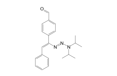 4-((Z)-1-((E)-3,3-diisopropyltriaz-1-en-1-yl)-2-phenylvinyl)benzaldehyde