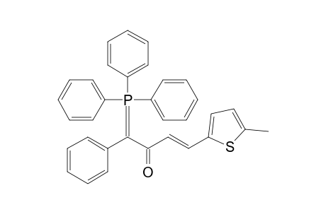 (E)-4-(5-methyl-2-thienyl)-1-phenyl-1-triphenylphosphoranylidene-but-3-en-2-one