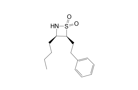 (3R,4S)-3-Butyl-4-phenethyl-[1,2]thiazetidine 1,1-dioxide