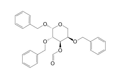 1,2,4-O-Tribenzyl-.beta.,D-arabinopyranose-3-O-formyl