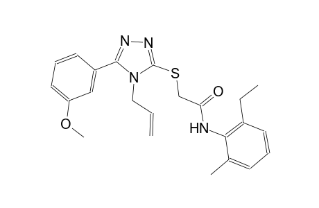 acetamide, N-(2-ethyl-6-methylphenyl)-2-[[5-(3-methoxyphenyl)-4-(2-propenyl)-4H-1,2,4-triazol-3-yl]thio]-
