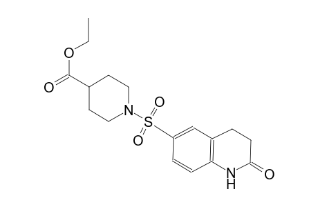 ethyl 1-[(2-oxo-1,2,3,4-tetrahydro-6-quinolinyl)sulfonyl]-4-piperidinecarboxylate