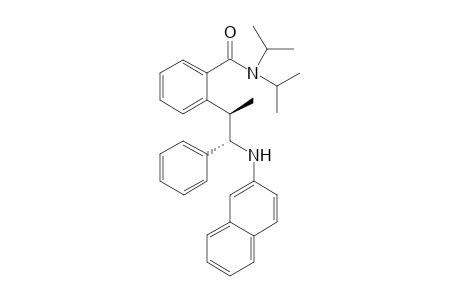 (+-)-N,N-Diisopropyl-trans-[o-(2-N-naphthylamino)-2-phenyl-1-methyl]benzamide