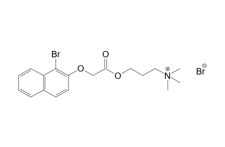 (3-hydroxypropyl)trimethylammonium bromide, [(1-bromo-2-naphthyl)oxy]acetate