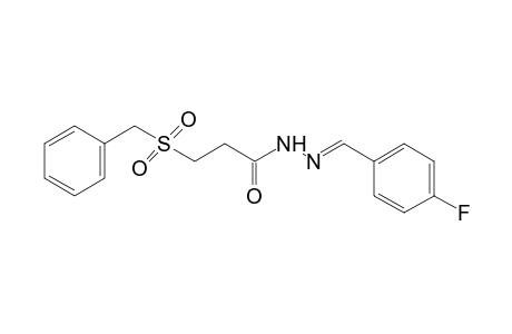 3-(benzylsulfonyl)propionic acid, (p-fluorobenzylidene)hydrazide