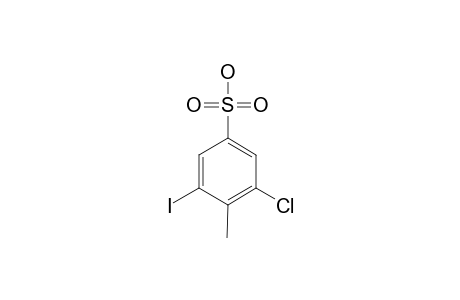 3-CHLORO-5-IODO-4-METHYL-BENZENESULFONIC-ACID;ISOMER-1