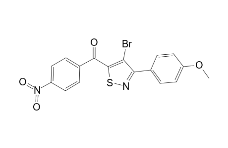 [4-Bromo-3-(4-methoxy-phenyl)-isothiazol-5-yl]-(4-nitro-phenyl)-methanone