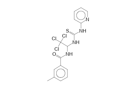 3-Methyl-N-(2,2,2-trichloro-1-([(2-pyridinylamino)carbothioyl]amino)ethyl)benzamide