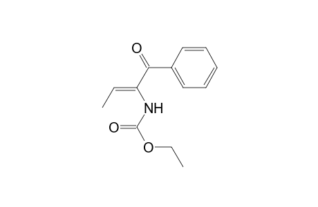 2-[(Ethoxycarbonyl)amino]-1-phenyl-but-2-en-1-one