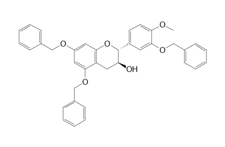 (2R,3S)-2-(4-methoxy-3-phenylmethoxy-phenyl)-5,7-bis(phenylmethoxy)-3,4-dihydro-2H-chromen-3-ol