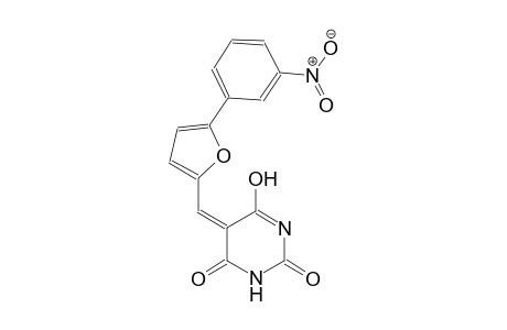 (5E)-6-hydroxy-5-{[5-(3-nitrophenyl)-2-furyl]methylene}-2,4(3H,5H)-pyrimidinedione