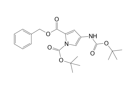 4-(carboxyamino)pyrrol-1,2-dicarboxylic acid, 2-benzyl di-tert-butyl ester