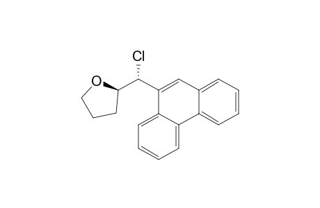 Furan, 2-(chloro-9-phenanthrenylmethyl)tetrahydro-, (R*,R*)-