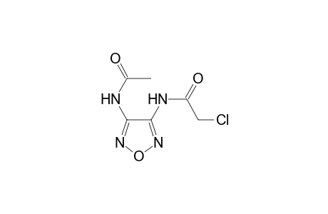Acetamide, N-(4-acetylaminofurazan-3-yl)-2-chloro-