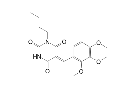 (5Z)-1-butyl-5-(2,3,4-trimethoxybenzylidene)-2,4,6(1H,3H,5H)-pyrimidinetrione