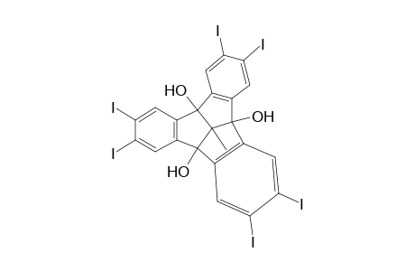2,3,6,7,10,11-Hexaiodo-12d-methyldibenzo[2,3:4,5]pentaleno[1,6-ab]indene-4b,8b,12b(12dH)-triol