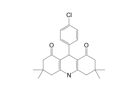 3,3,6,6-TETRAMETHYL-9-(4-CHLOROPHENYL)-1,2,3,4,5,6,7,8,9,10-DECAHYDROACRIDINE-1,8-DIONE