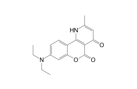 8-(diethylamino)-2-methyl-1H-chromeno[4,3-b]pyridine-4,5-dione