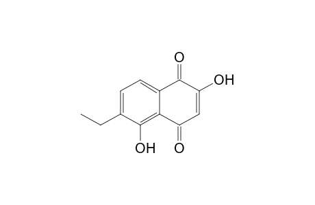 1,4-Naphthoquinone, 6-ethyl-2,5-dihydroxy-