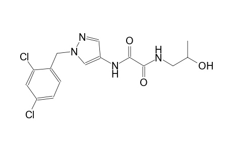ethanediamide, N~1~-[1-[(2,4-dichlorophenyl)methyl]-1H-pyrazol-4-yl]-N~2~-[(2R)-2-hydroxypropyl]-