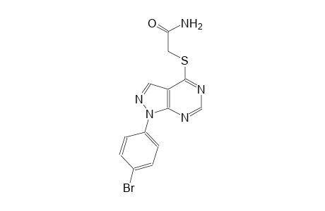 2-{[1-(4-bromophenyl)-1H-pyrazolo[3,4-d]pyrimidin-4-yl]sulfanyl}acetamide