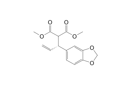 Dimethyl (R)-2-(1-benzo[1,3]dioxol-5-ylallyl)malonate