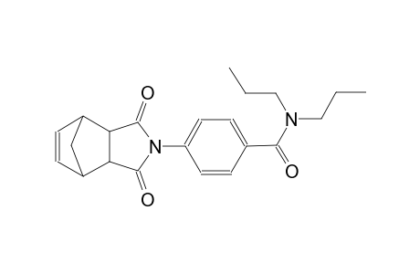 4-(1,3-dioxo-1,3,3a,4,7,7a-hexahydro-2H-4,7-methanoisoindol-2-yl)-N,N-dipropylbenzamide