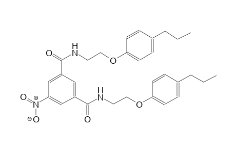 5-Nitro-1-N,3-N-bis[2-(4-propylphenoxy)ethyl]benzene-1,3-dicarboxamide